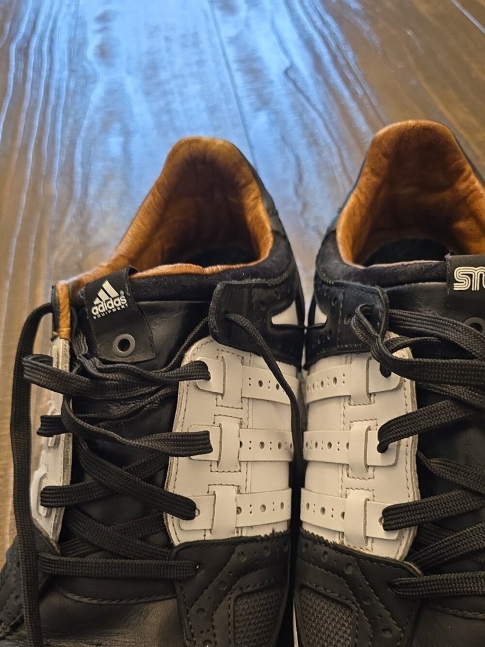 adidas Sneakersnstuff x EQT Running Guidance '93 Tee Time Black White Size 12 - Picture 4 of 12